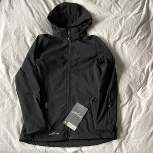 ⭐️NWT⭐️ | Black soft shell parka- Eddie Bauer
